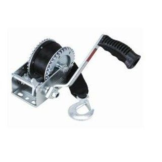 1600lb Trailer Winch   20ft Strap, 41 Gear Ratio D 603  Boat Trailer Winches And Accessories  Sports & Outdoors