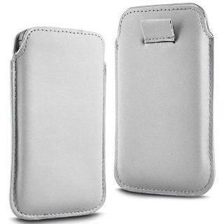 N4U Accessories White Superior Pu Soft Leather Pull Flip Tab Case Cover Pouch For Nokia 603 Cell Phones & Accessories