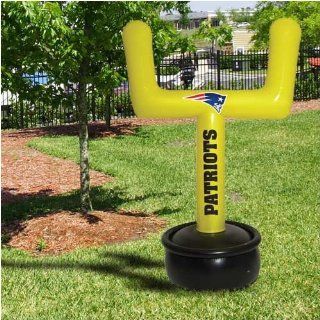New England Patriots Yellow Six foot Inflatable Football Field Goal Post  Sports Related Merchandise  Sports & Outdoors