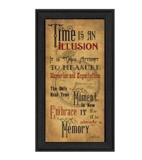 The Craft Room BJ1005 603 Memories, Framed Script Canvas Like Print by Artist Billy Jacobs, 12x24 Inches   Shelving Hardware  