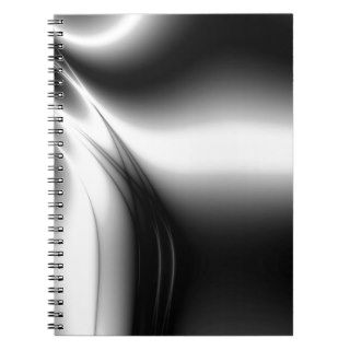 Black and White Estuary Spiral Notebook