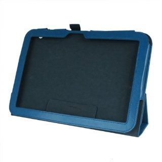 Sanheshun PU Leather Protective Stand Case Cover Compatible with 10.1" Toshiba Regza AT500 Tablet Color Deep Blue Computers & Accessories