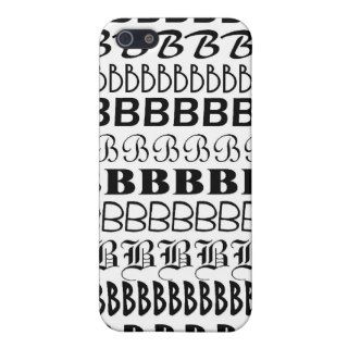 Letter B Monogram IPhone Case Cover For iPhone 5