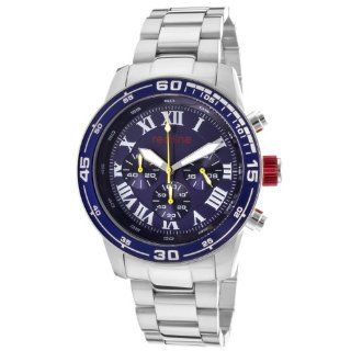 red line Men's RL 60044 Chronograph Blue Dial Stainless Steel Watch at  Men's Watch store.