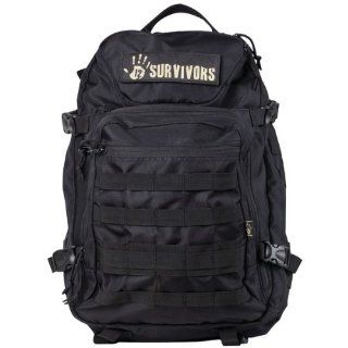 12 Survivors Tactical Backpack, Black  Sports & Outdoors