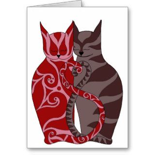 Love Cats Greeting Card