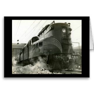 Pennsylvania Railroad Locomotive GG 1 #4800 Card