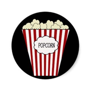 KRW Movie Theater Popcorn Sticker