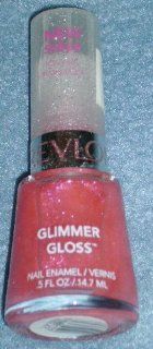 Revlon Glimmer Gloss Nail Enamel Polish, Grapefruit Glimmer #605. Health & Personal Care