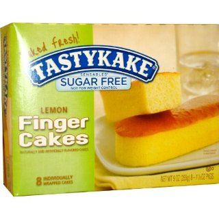 Tastykake Sugar Free Lemon Finger Cakes (2 Boxes)  Cakes And Pastries  Grocery & Gourmet Food