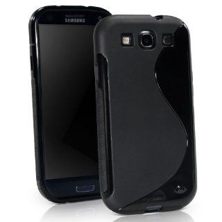 BoxWave Samsung Galaxy S3 DuoSuit   Slim Fit Ultra Durable Galaxy S III TPU Case with Stylish "S" Design on Back   Samsung Galaxy S3 Cases and Covers (Jet Black) Cell Phones & Accessories