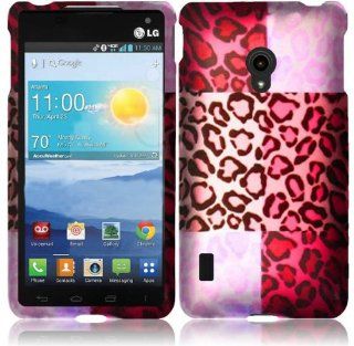 LG VS870 Lucid 2 ( Verizon ) Phone Case Accessory Exciting Cheetah Hard Snap On Cover with Free Gift Aplus Pouch Cell Phones & Accessories