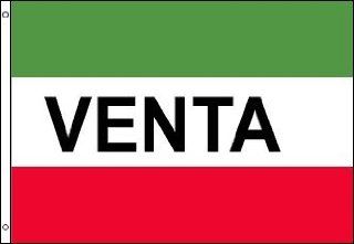 VENTA Flag 3'x5' Advertising Banner  Outdoor Flags  Patio, Lawn & Garden
