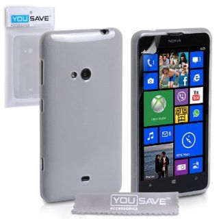 Nokia Lumia 625 Case Clear Silicone Gel Cover Cell Phones & Accessories