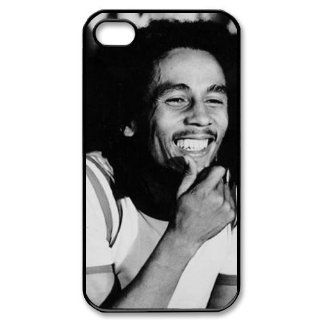 Bob Marley Hard Plastic Back Cover Case for iphone 4 4s Cell Phones & Accessories