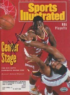 HAKEEM OLAJUWON Signed SPORTS ILLUSTRATED PSA/DNA Sports Collectibles