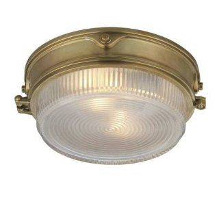 Visual Comfort and Company TOB4206HAB CG Thomas Obrien Garey 2 Light Flush Mounts in Hand Rubbed Antique Brass   Flush Mount Ceiling Light Fixtures  