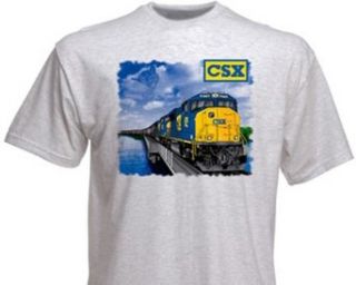 CSX SD70ACe Authentic Railroad T Shirt Tee Shirt Novelty T Shirts Clothing
