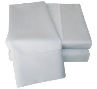 Pima Cotton 630 Thread Count Queen Sheet Set Solid, Silver  