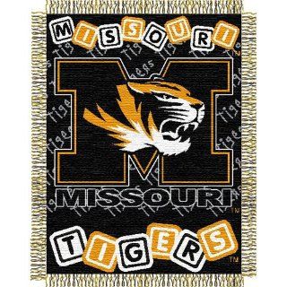 BSS   Missouri Tigers NCAA Triple Woven Jacquard Throw (044 Series) (36x46") 
