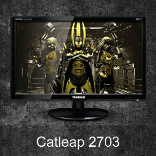 Tempered Glass 27" Yamakasi Catleap 2703 LED IPS 2560x1440 WQHD Monitor Computers & Accessories