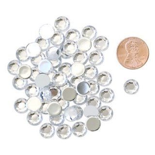 The Beadery X631V006 9mm Acrylic Faceted Gemstones, Round, 100 Piece