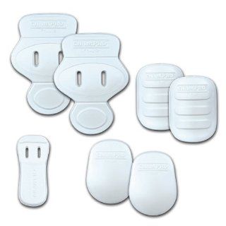 Champro Youth Ultra Light 7Pc Pad Set With Slots WHITE YOUTH (SLOTS)  Football Protective Gear  Sports & Outdoors