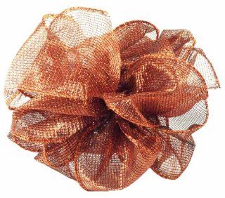 Berwick Christmas Mixer Wired Edge Ribbon, 2 1/2" Wide, 10 Yards, Copper  