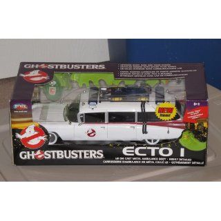 GHOSTBUSTERS ERTL JOYRIDE DIE CAST 121 ECTO 1 A   w/ exclusive slimer Toys & Games