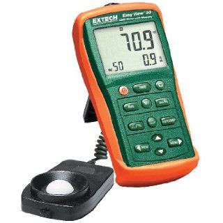 Extech EA30 EasyView Wide Range 40 Foot Candles to 40, 000 Foot Candles Light Meter    