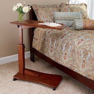 Adjustable Bedside Table   Rubbed Walnut   Improvements   End Tables