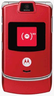 Sprint Motorola V3 Razr Red Phone Cell Phones & Accessories