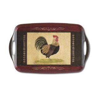 Jason Cottage Rooster Large Handle Tray Kitchen & Dining