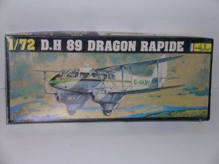 D.H 89 Dragon Rapide Aircraft   Plastic Model Kit 