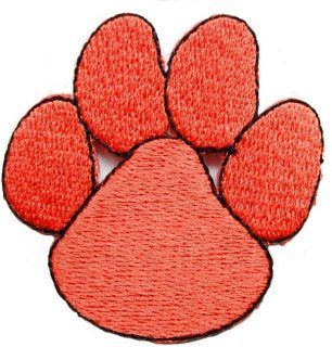 NCAA Clemson TIGERS Paw Logo 2" Wide Embroidered PATCH 