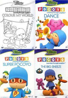 Pocoyo   Colour My World/Dance/Super Pocoyo/The Big Sneeze (4 pack) Movies & TV