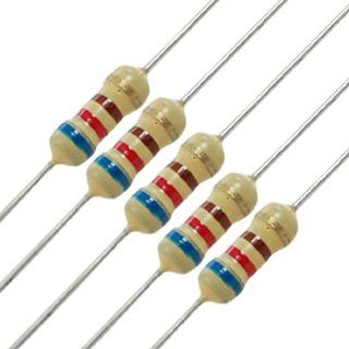 50 x Resistors 620 ohm 1/4W 250V 5% Carbon Film Single Resistors