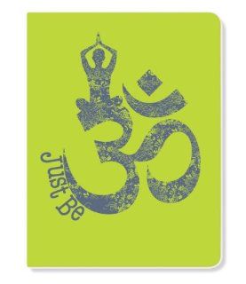 ECOeverywhere Just Be, Yoga Om Journal, 160 Pages, 7.625 x 5.625 Inches, Multicolored (jr14353)  Hardcover Executive Notebooks 