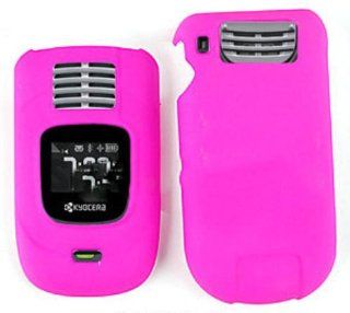 SHINY HARD COVER CASE FOR KYOCERA DURACORE E4210 FLUORESCENT RICH HOT PINK Cell Phones & Accessories