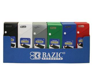 BAZIC Classic Color Slider Pencil 1 Case Assorted Colors  Pencil Holders 