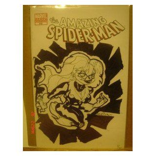 MARVEL THE AMAZING SPIDER MAN 648 BLANK VARIANT SIGNED AND REMARKED BY KEVIN G  
