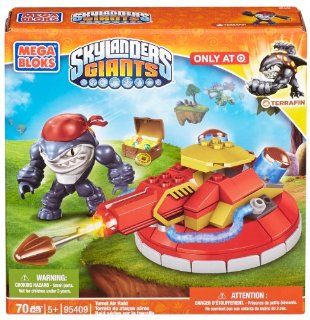 Mega Bloks Skylanders Giants Turret Air Raid with Terrafin (95409) Toys & Games