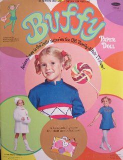 Whitman BUFFY PAPER DOLL Book UNCUT w MRS. BEASLEY & TOTE From TV's FAMILY AFFAIR (1969 Toys & Games