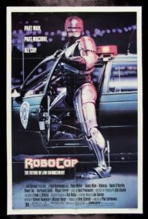 ROBOCOP * CineMasterpieces ORIGINAL MOVIE POSTER COP POLICE CYBORG 1987 SCI FI ROBOT Entertainment Collectibles