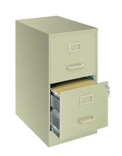 Hirsh Economical Home Office Two Drawer File (Putty) By Hirsh Industries   Vertical File Cabinets