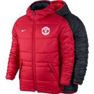Nike Mens REVERSIBLE Manchester United Flip It Jacket Black/Red 547000 630 Size X Large  Athletic Warm Up And Track Jackets  Clothing
