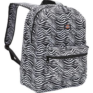 Student Backpack Two Tone Zebra Blk/Wht   Dickies School & Day Hiking Ba