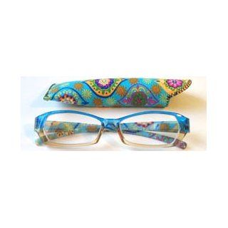 ilovemyreadingglasses Fashion Reading Glasses   Exotic Orient Turquoise +1.0 Health & Personal Care
