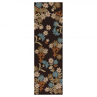 Hand hooked Hillary Casual Floral Indoor/ Outdoor Area Rug (26 X 8)
