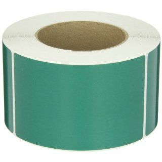 Aviditi DL632D Rectangle Inventory Color Coded Label, 5" Length x 3" Width, Green (Roll of 500)